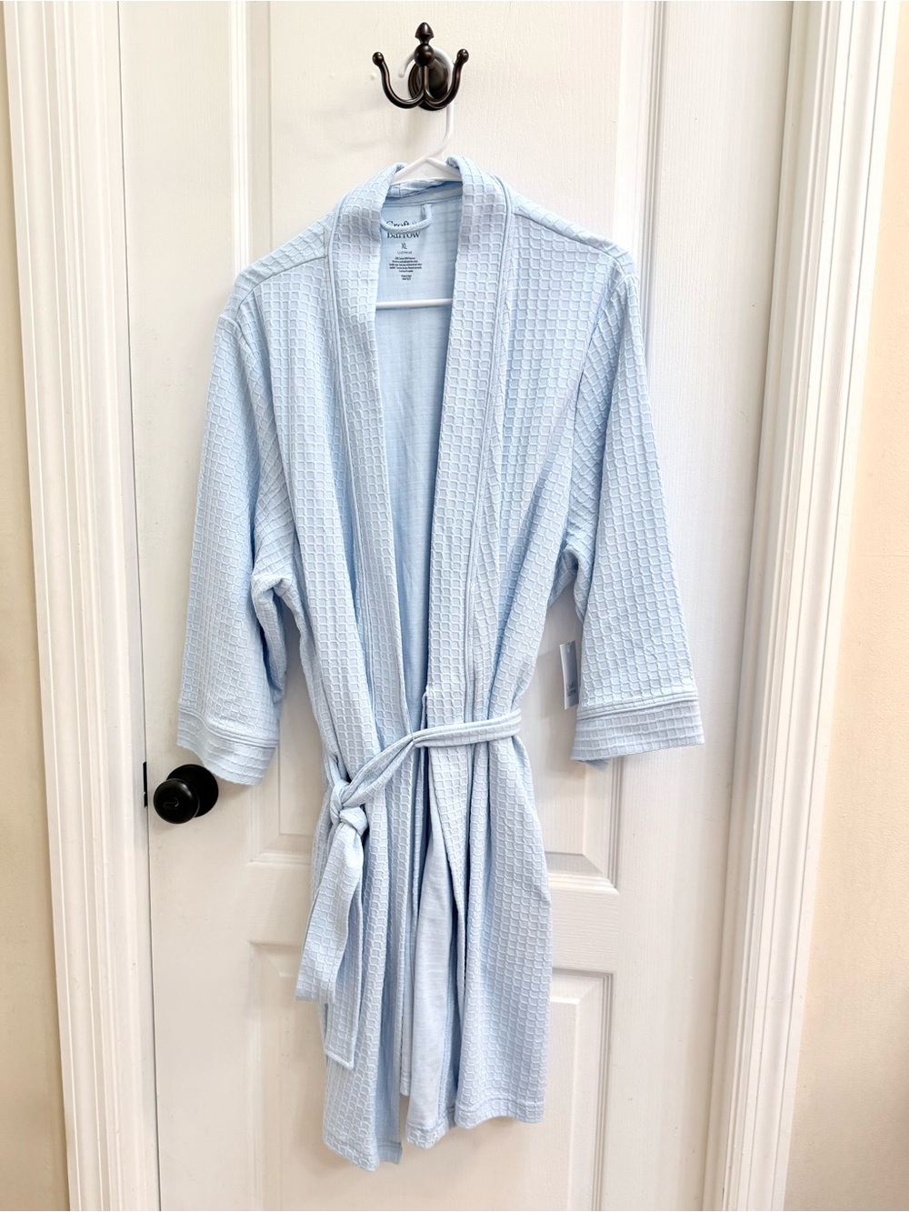 Croft & Barrow Light Blue Waffle Bath Robe